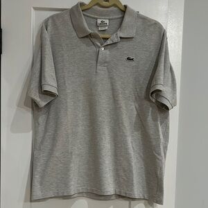 Lacoste Men's Gray Polo Shirt